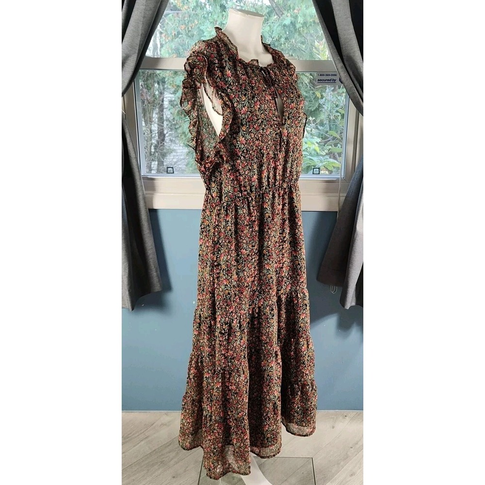 NWT BB Dakota Women's XL By Steve Madden Sleeveless Chiffon Midi Dress - Picture 9 of 15